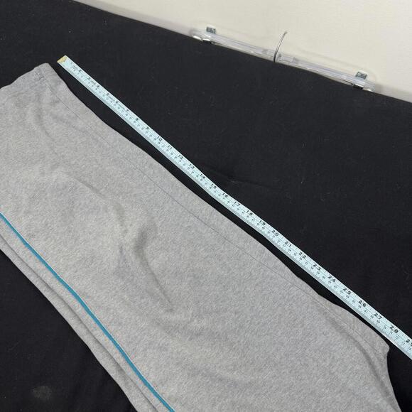 Y2K Nike Women’s Wide Leg Sweatpants 2000s Size medium relax casual gray/blue - Picture 7 of 8